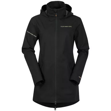 KERRITS Women's Waterproof Black Rain Jacket (40426BLK)