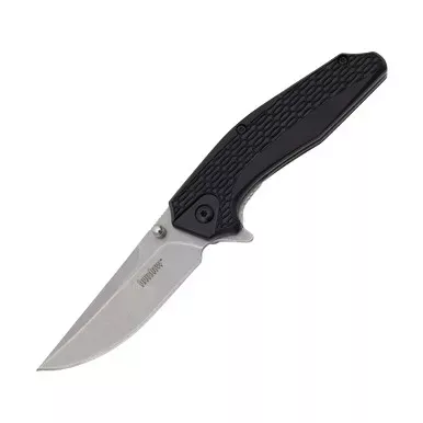 Kershaw Coilover Linerlock Folding Knife 3" 8Cr13MoV SS GFN Black Stonewash KS1348