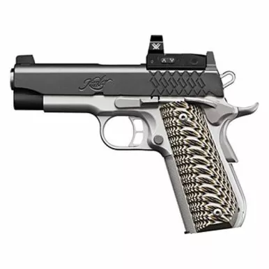 KIMBER MFG. Aegis Elite Pro w/ Vortex Venom Optic Black / Satin Silver .45 ACP/Auto 4″ Barrel 7 Round Capacity