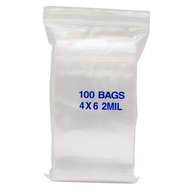 Kinsey’s ML44NC Plastic Bags, 4×4 Inches, Clear, 100 Pack