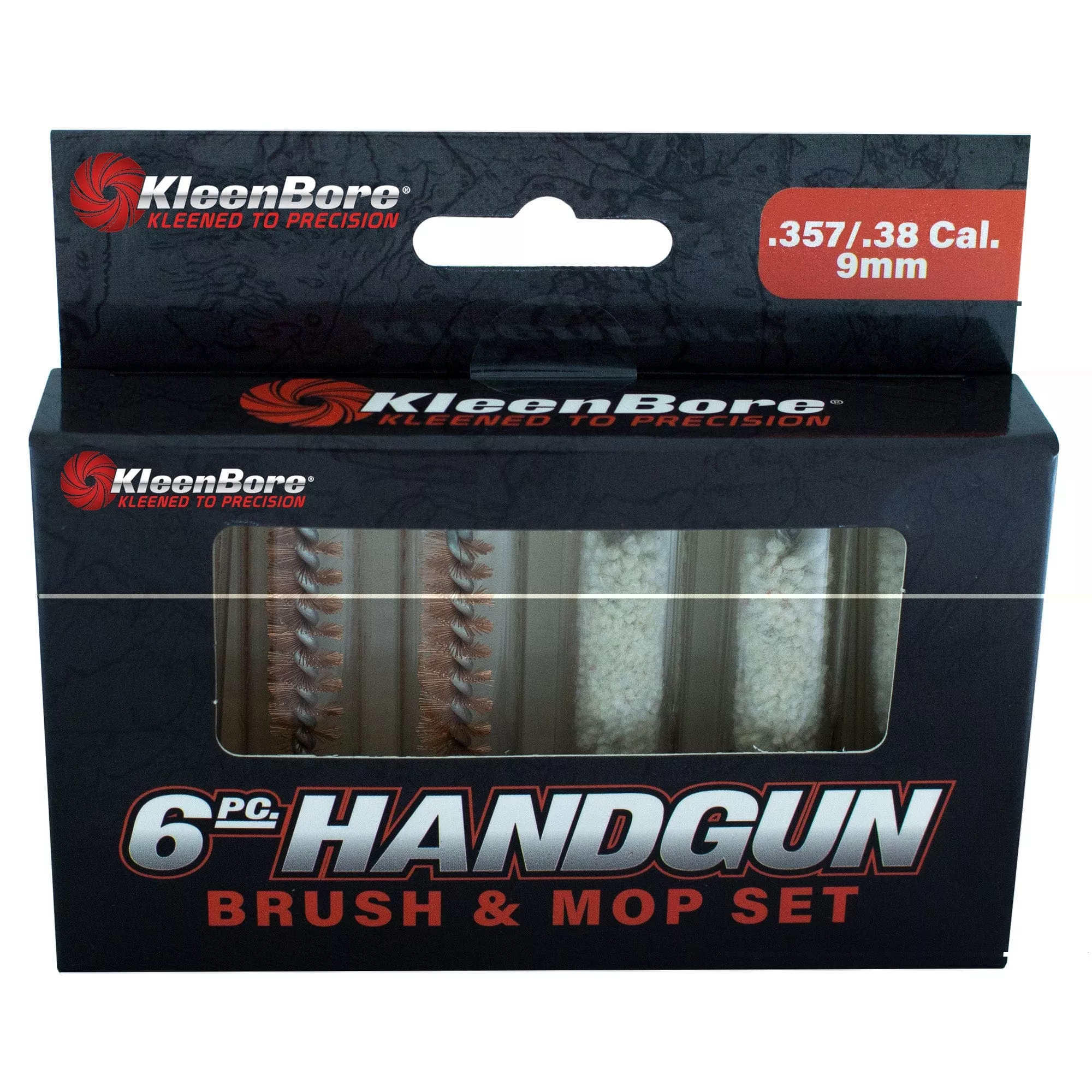 Kleen Br Hg 9mm Brush & Mop Set 6pc
