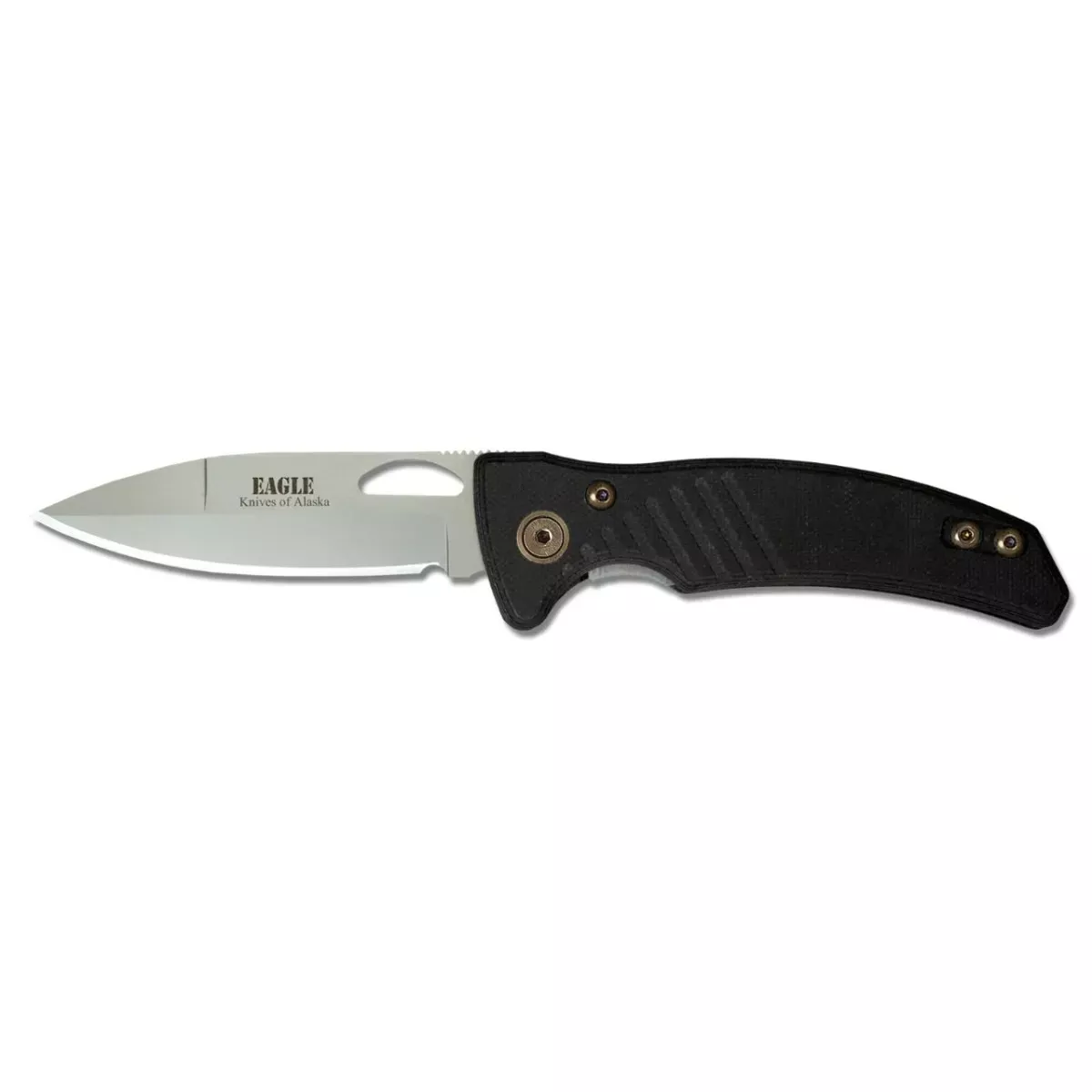 Knives of Alaska Eagle Liner Lock Black G10