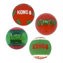 Kong Holiday Occasion Balls 4pk
