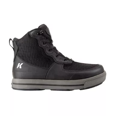 KORKERS Stealth Sneaker With Fixed Kling-On Rock Soles Black Boots (FB9200)