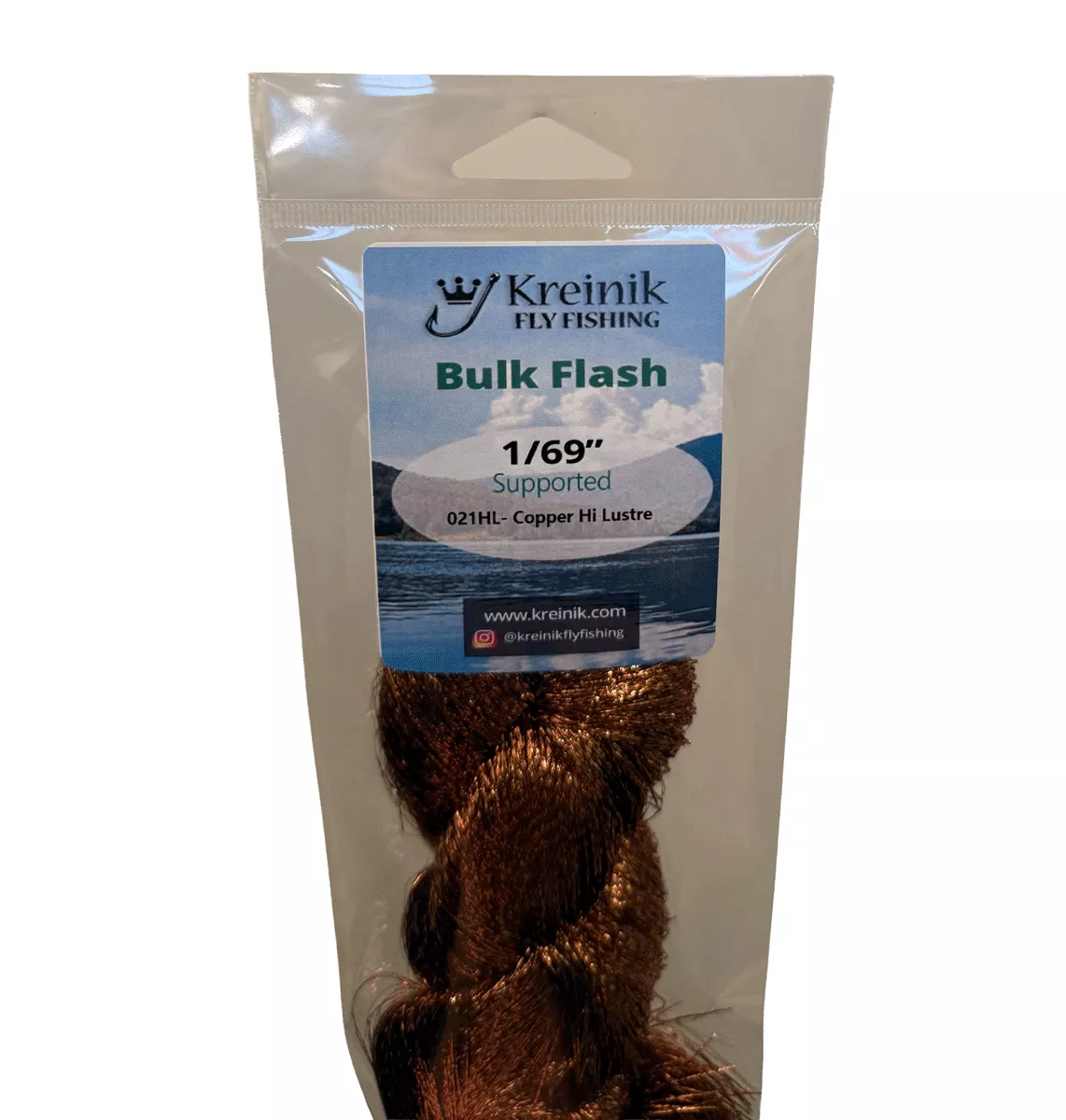 Kreinik Copper Hi Lustre Bulk Flash BULK021HL