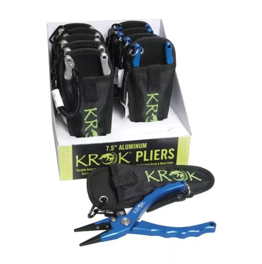 Krok Aluminum Pliers w/Cutter 7.5″