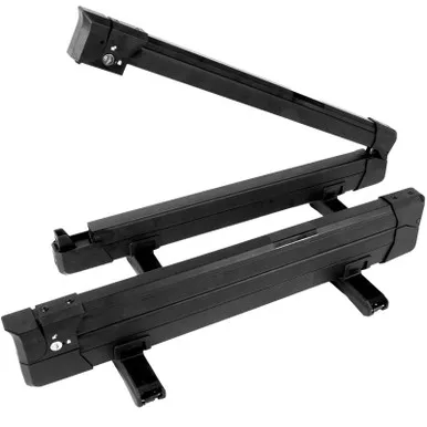 KUAT Switch 4 – Clamshell Flip Down Ski and Snowboarding Rack – Black (SWRB)