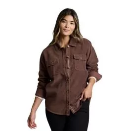 Kuhl Women’s Tallula™ Cord Shirt – Coffee – M