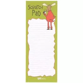 Lazy One Moose Scratch Pad Notepad