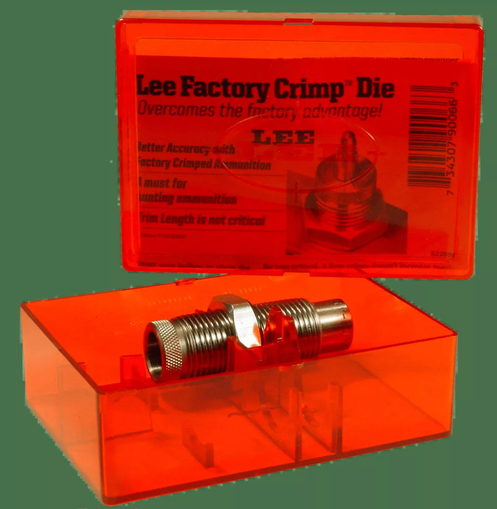 Lee Carbide Factory Crimp Die – 9mm Makarov (9×18)