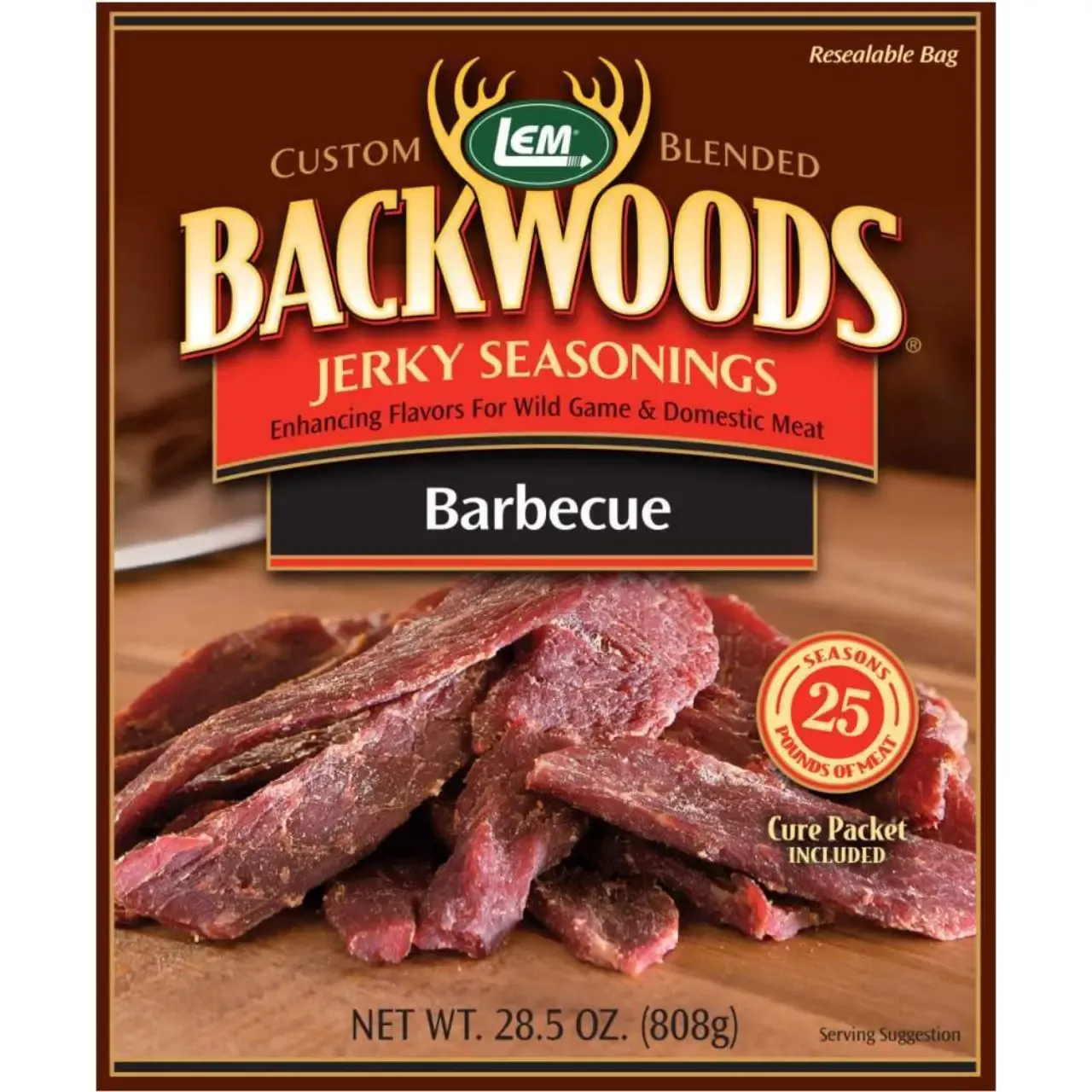 LEM Backwoods BBQ Jerky Seasoning for 25 Lbs.