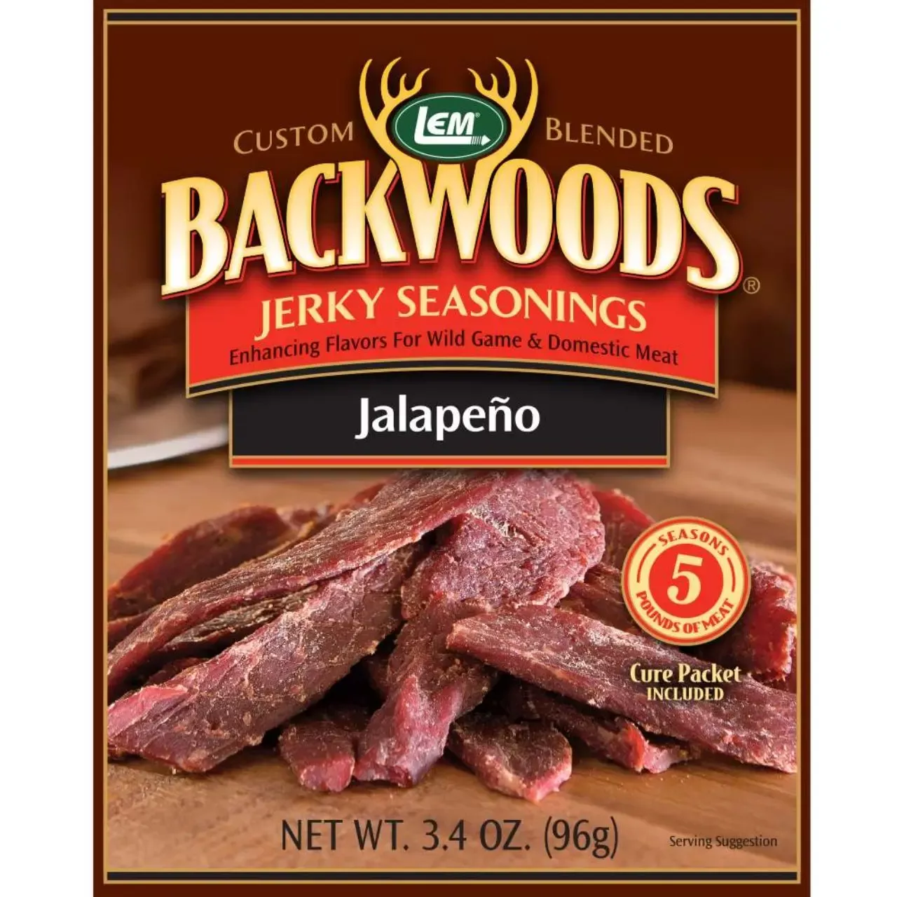 LEM Backwoods Jalapeno Jerky Seasoning for 5 Lbs.