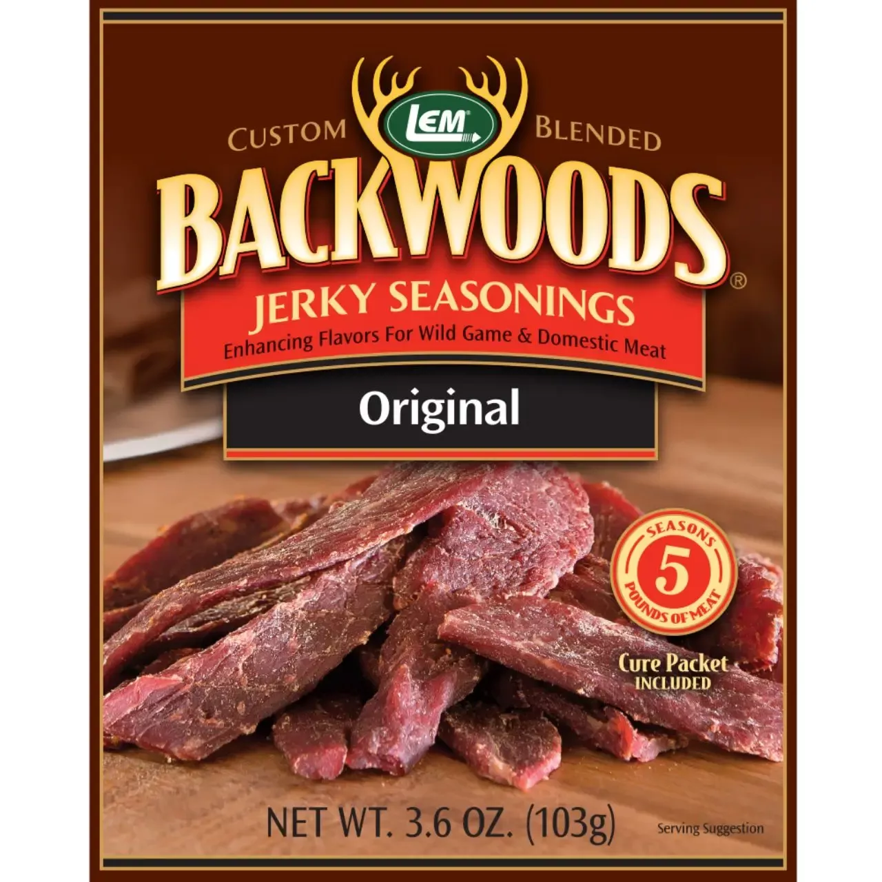 LEM Backwoods Original Jerky Seasoning for 5 Lbs.