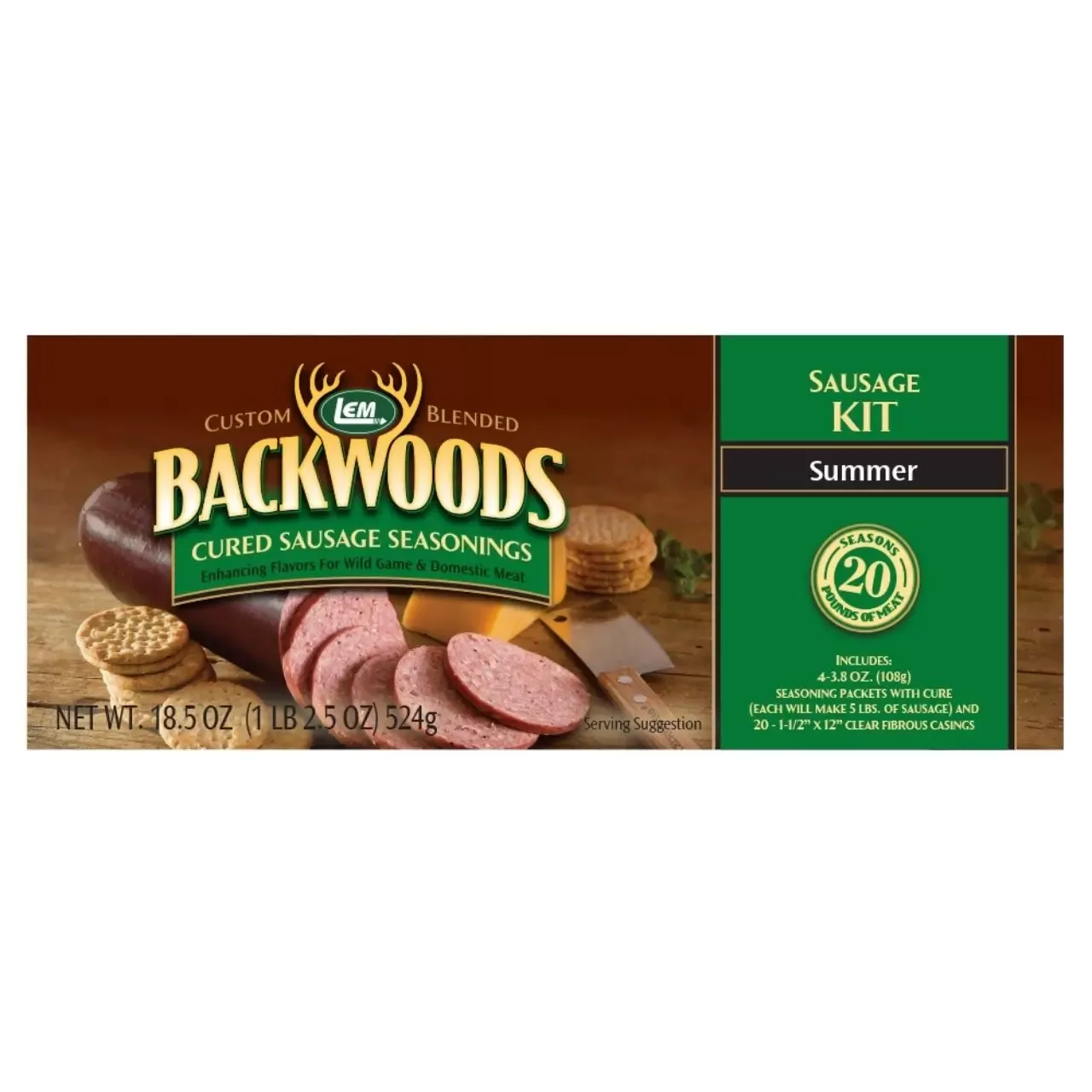 LEM Backwoods Summer Sausage Kit for 20 lbs.