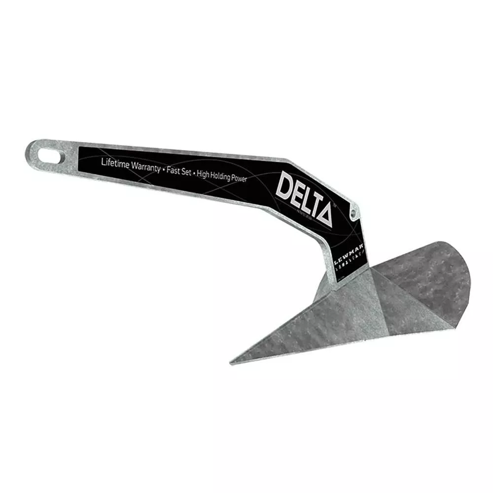 Lewmar Delta Anchor – Galvanized – 22lb – 57410