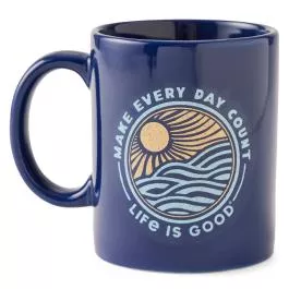 Life is Good Jake’s Mug Make EveryDay Count – Darkest Blue