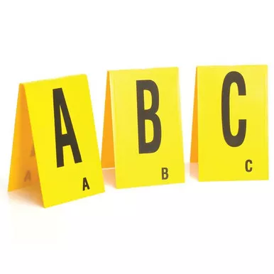 Lightning Powder Photo Evidence Markers (Letters or Numbers)