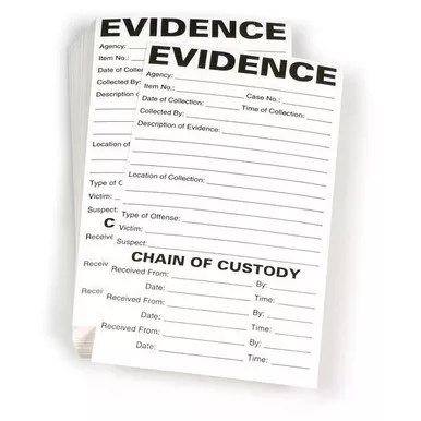 Lightning Powder SAE-400 Evidence/Chain of Custody Label, 3.5″ x 6.5″ (100 Pack)