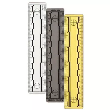 Lightning Powder Vinyl 6″ Rulers