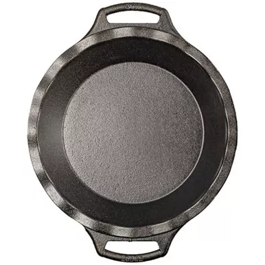 Lodge BW9PIE 9 Inch Seasoned Cast Iron Pie Pan, Black