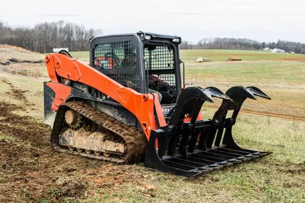 Loflin Fabrication Root Grapple | Standard Duty | Widths 60″ To 84″ | Hydraulic Flow 10 To 20 GPM | For Skid Steer