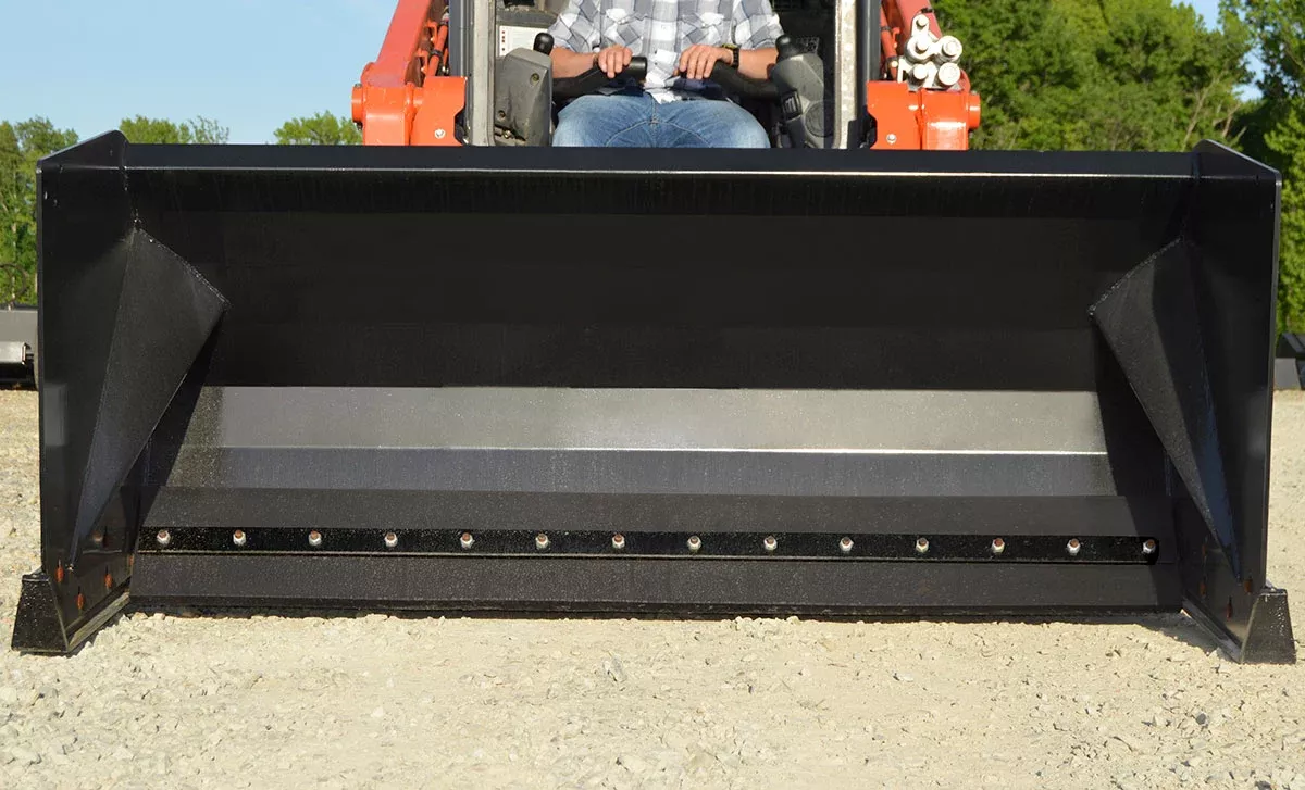 Loflin Fabrication Snow Pusher | 72″–168″ Width | High Capacity Snow Removal | For Skid Steer & Tractor