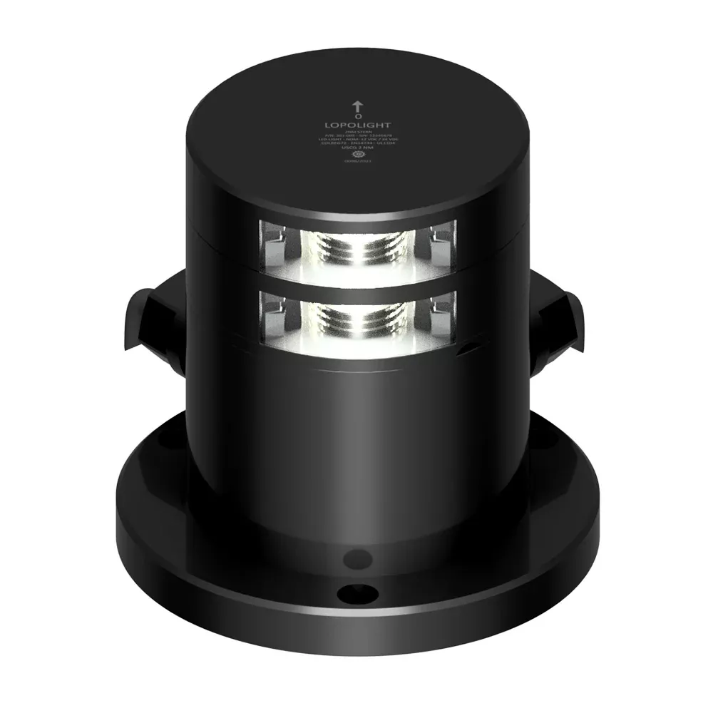 Lopolight 3nm Double Stacked Ice-Class Stern Light – Black [301-105ST-PRO-I]