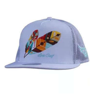 LOST CALF Tribe White Flat Cap (LCF00042)