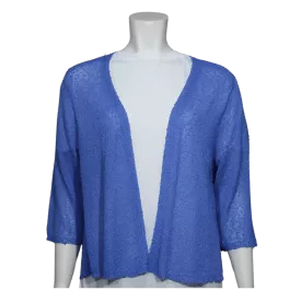 Lulu-B Women’s Netted Cropped Cardigan