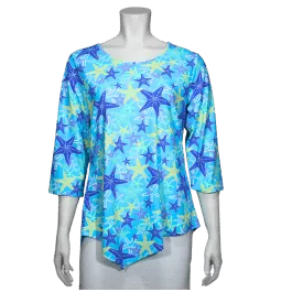 Lulu-B Women’s Scoop Neck Asymetrical
