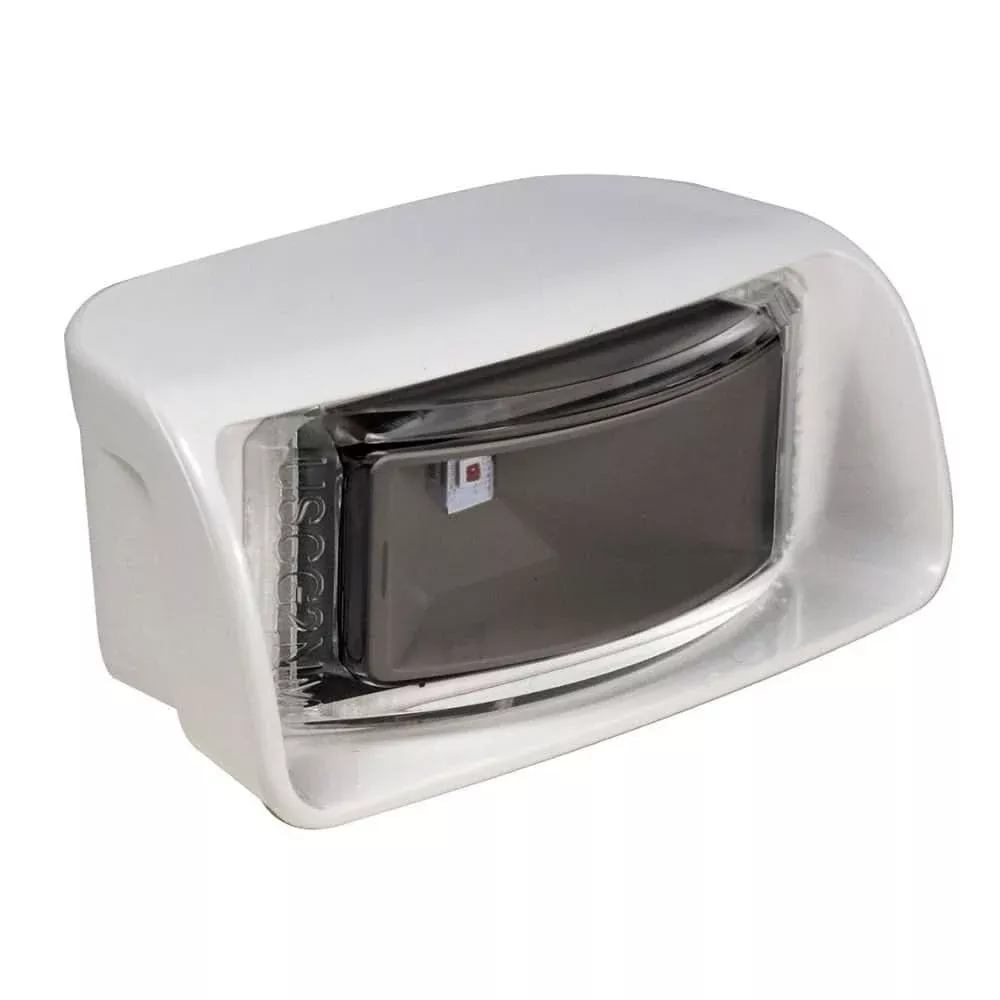 Lumitec Contour Drop-In Navigation Light – Starboard Green with White Housing – 101836