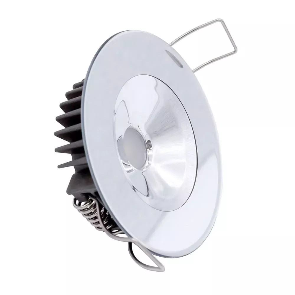 Lumitec Illusion Flush Mount LED Down Light – Spectrum RGBW – Cool White – Mirrored Housing- 117147