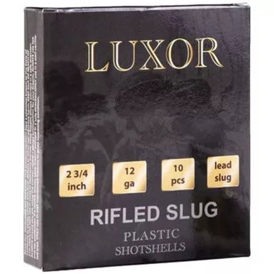 Luxor 12GA 2 3/4″ 1oz Rifle Slugs 10 Rounds