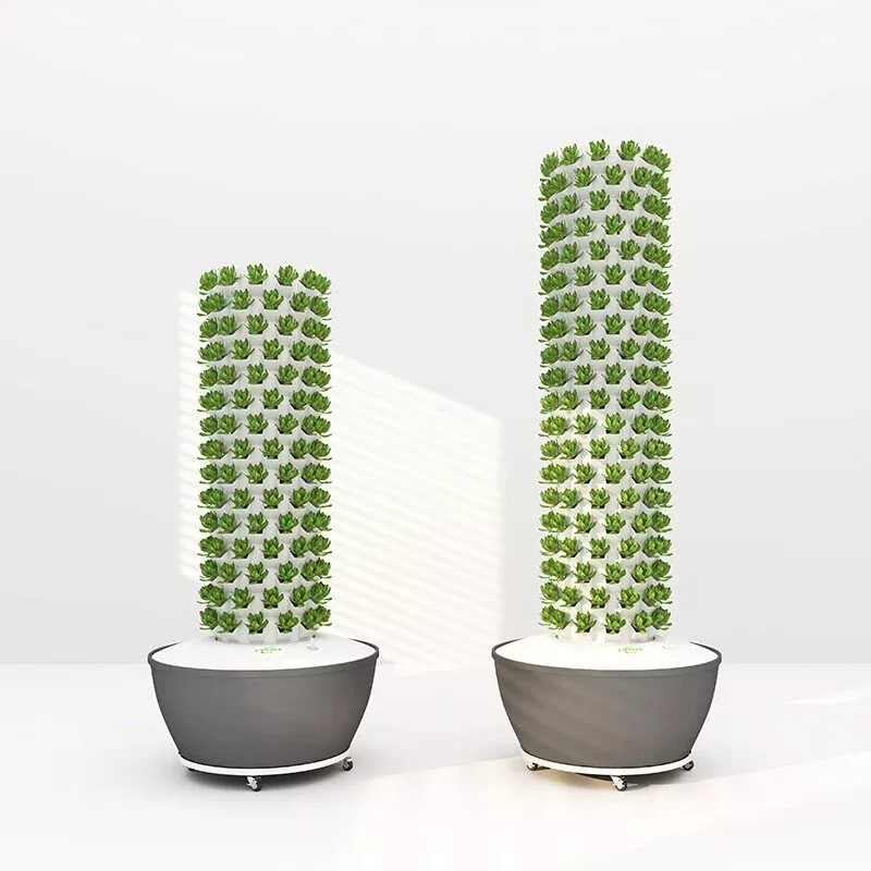 Lyine 12P Vertical Hydroponic Tower – Space-Efficient, High-Yield Growing Solution | 100 L Water Tank