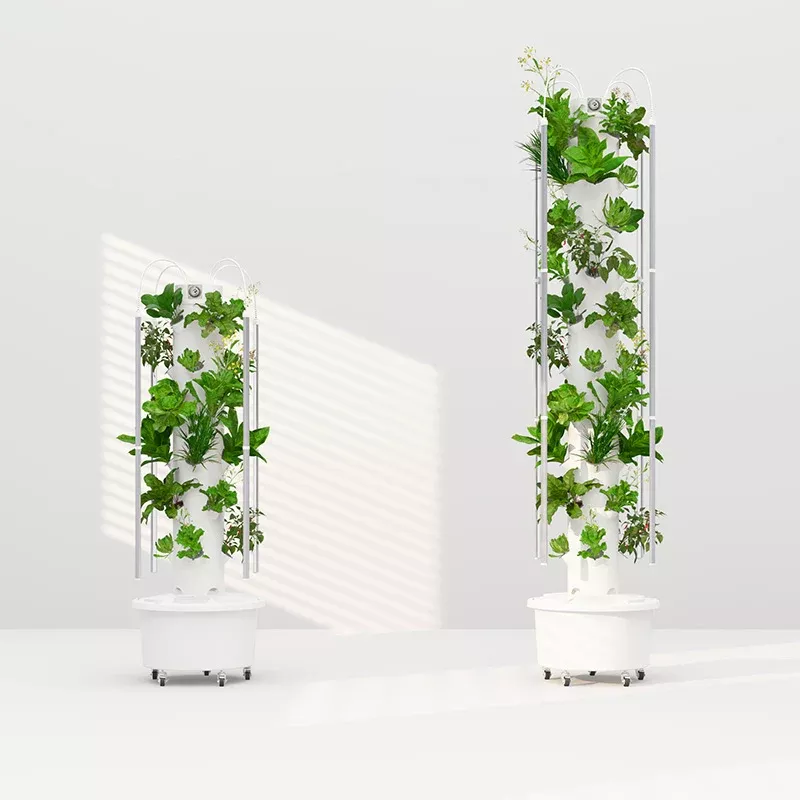 Lyine 4P Vertical Hydroponic Tower – Advanced Aeroponics Growing Kit |4P6Model | 40L