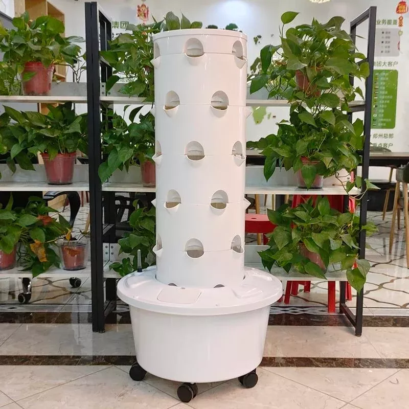 Lyine 6P Vertical Hydroponic Tower – Versatile Growing Solution | 6 & 10 Layers | 60/100L