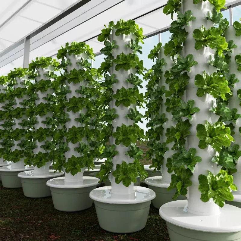 Lyine Hydroponic System Vertical Planter | 9-Layer Aeroponics Tower | Height 165 cm