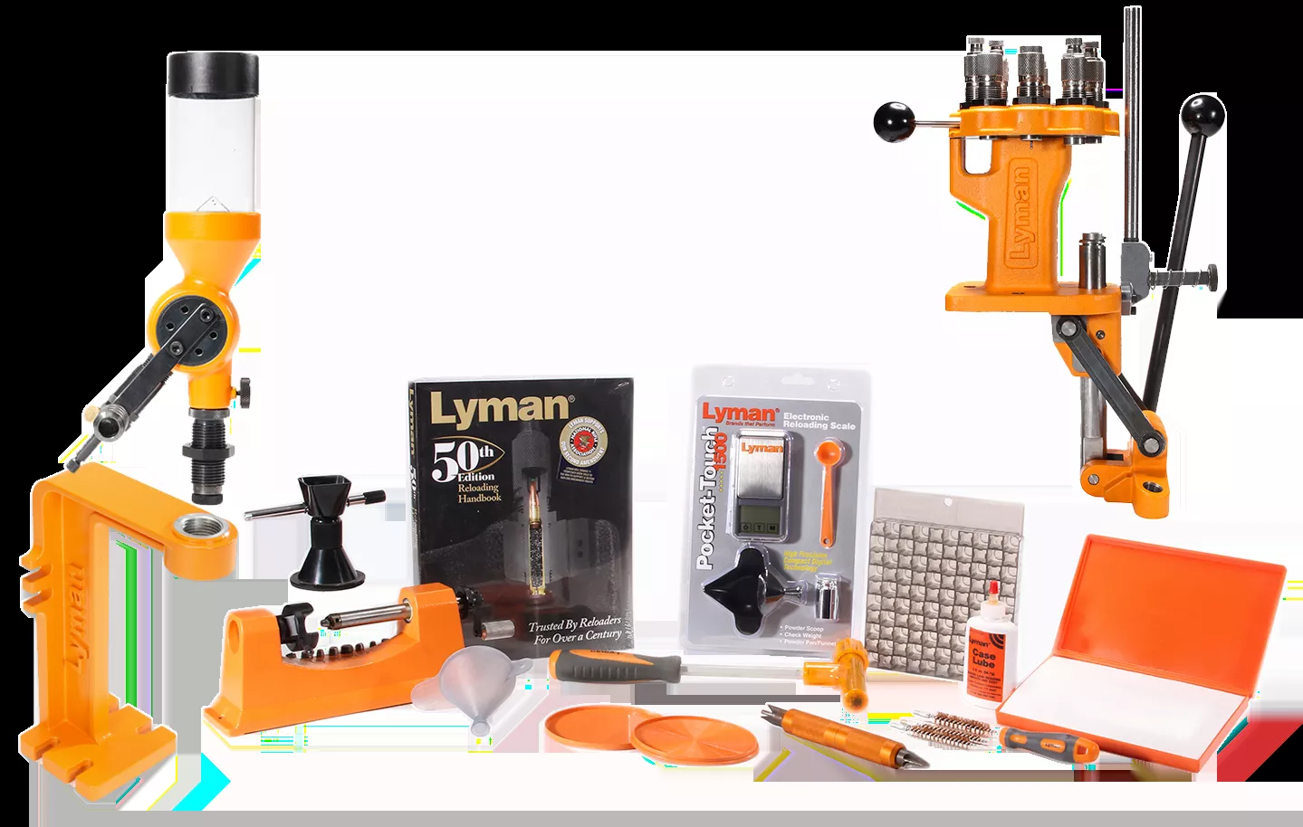 Lyman 7810370 Brass Smith All-American 8 Kit 8 Hole Cast Iron