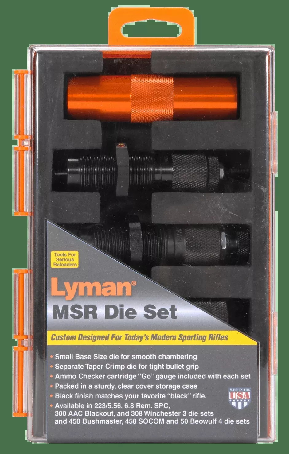 Lyman Msr Precision 3 Piece Die Set 6.8 Rem