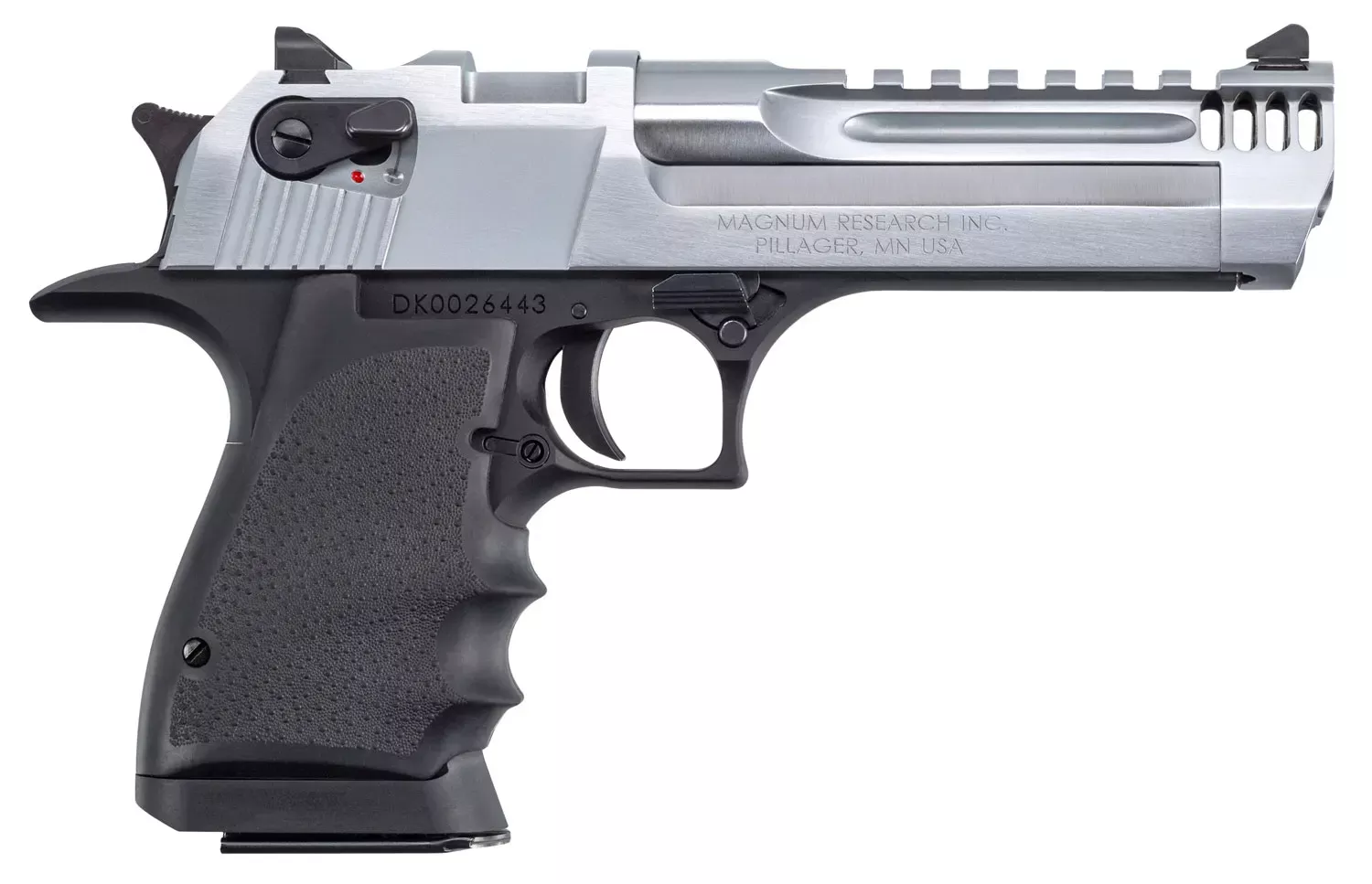 Magnum Research Desert Eagle L5 357 Mag Pistol 5″ Black/Chrome DE357L5BC