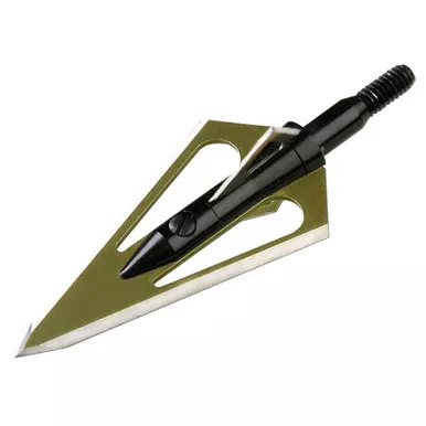Magnus MASS85-4 Stinger Broadheads, 4 Blade, 85 Grain, Black, 3 Pack