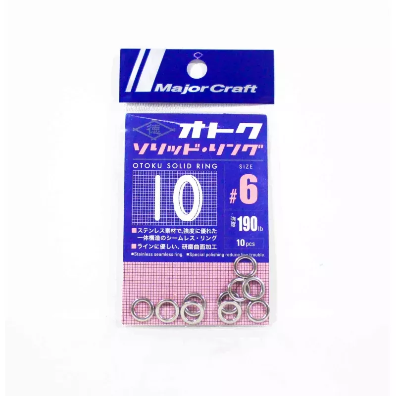 Major Craft Otoku Solid Rings Size 6 (2929)