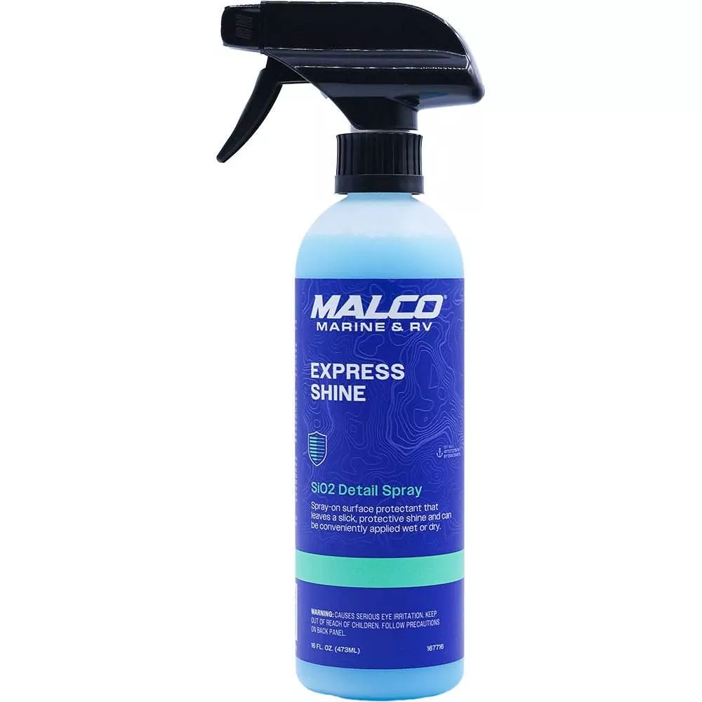 Malco Express Shine SiO2 Detail Spray 16oz – Ceramic Paint Protectant & Gloss Enhancer – 167716