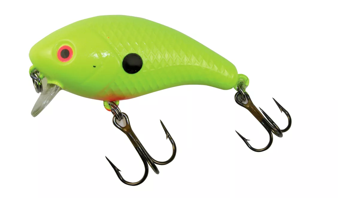 Manns Baby 1-Minus Crankbait – Chartreuse 1/4 oz.