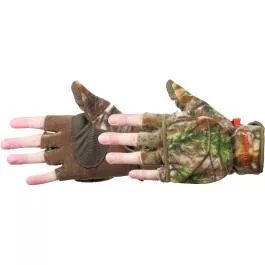 Manzella Men's Bow Hunter Convertible Glove - Realtree Edge - L