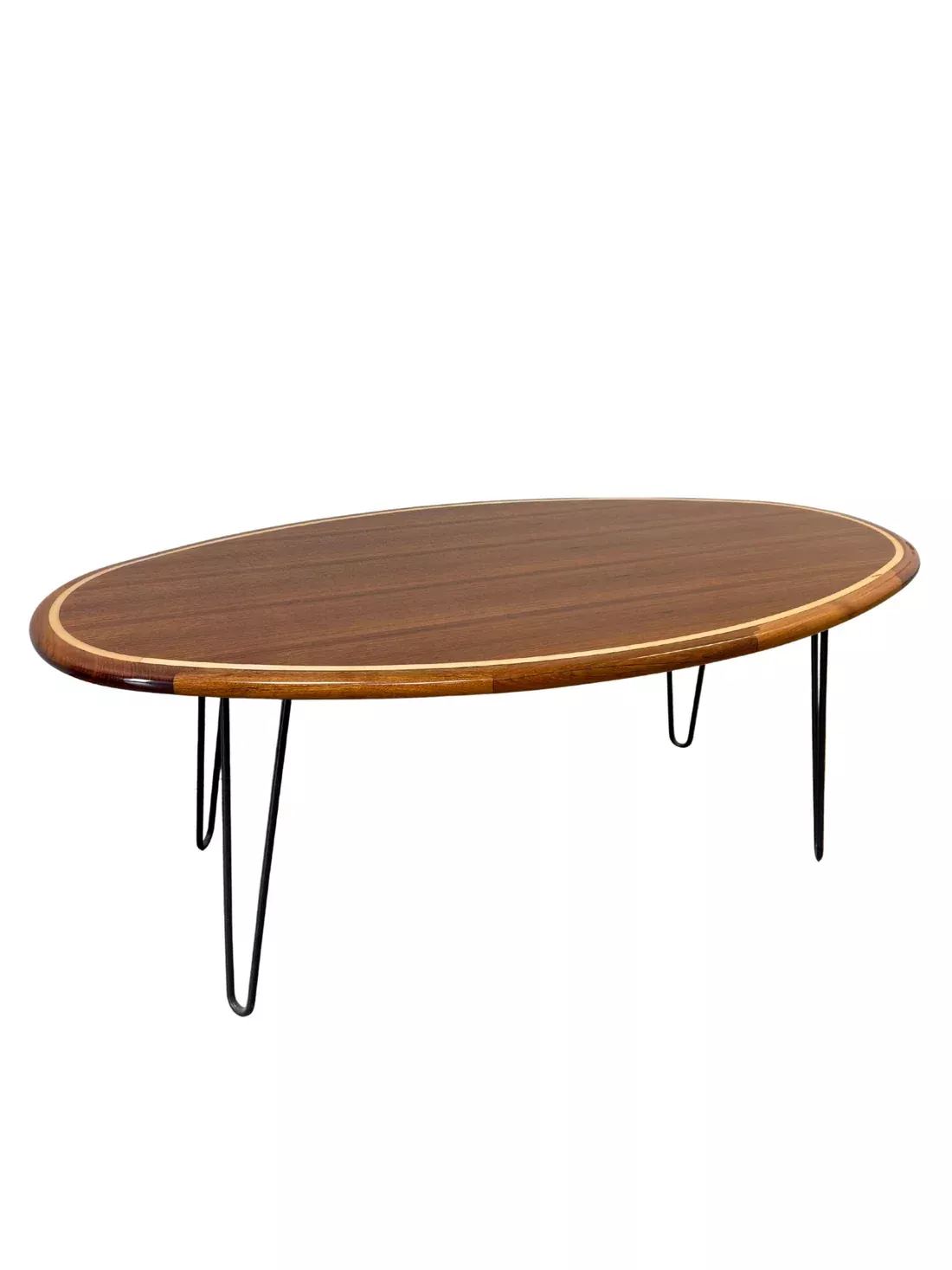 MariTeak Teak Oval Table w/ High Gloss Finish | Width 23" | Length 43"