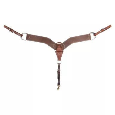 MARTIN SADDLERY 2.75in Chocolate Roughout Breast Collar (BC234CHRO)