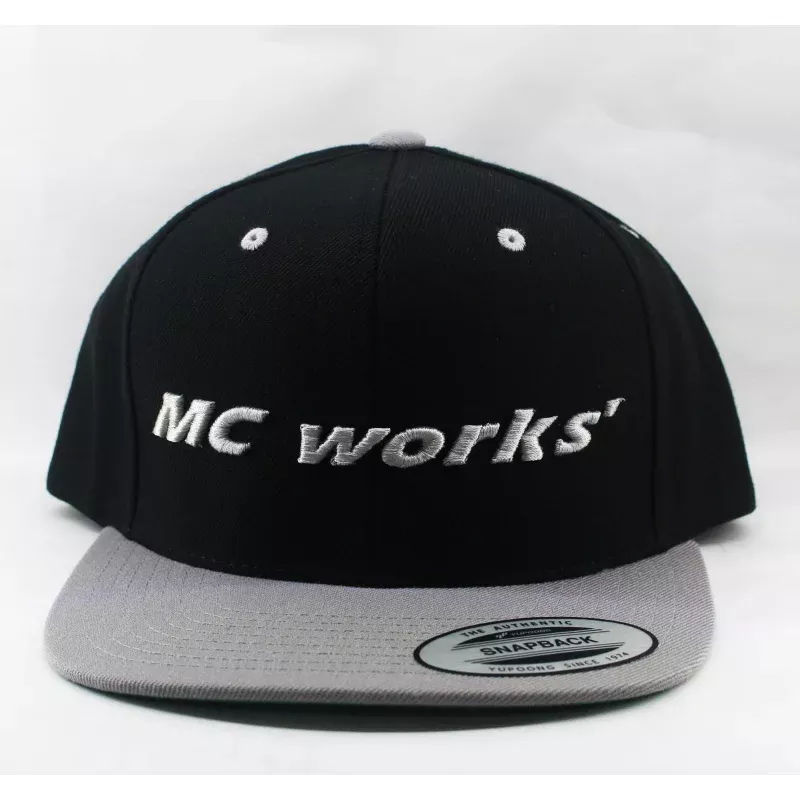 MC Works Cap Snapback Full Visor Black (2409)