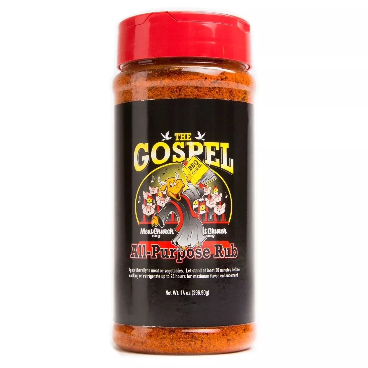 Meat Church The Gospel All-Purpose BBQ Rub 14oz. Shaker