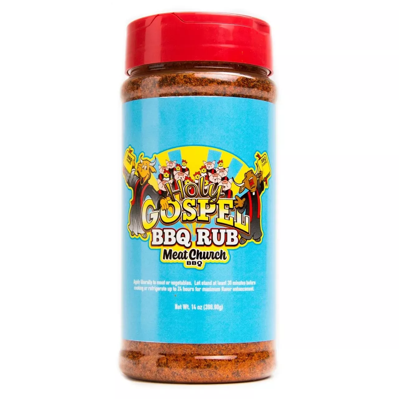 Meat Church Holy Gospel BBQ Rub 14oz Bottle